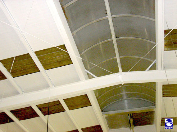 Industrial hall coated with KefaAkustik