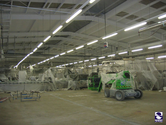 KefaRid in een industriehal